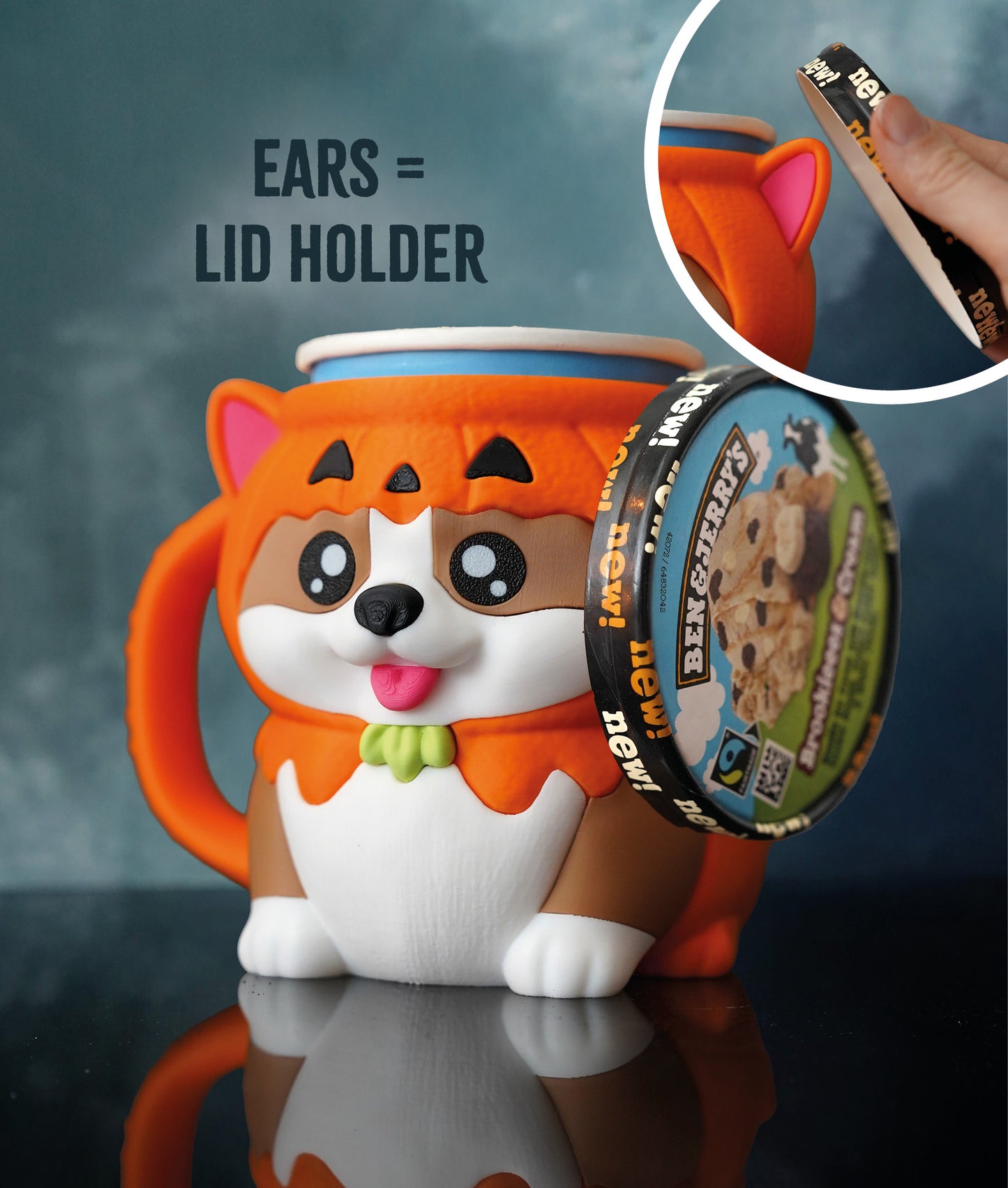 Kevin, the Corgi Ice Pint Holder
