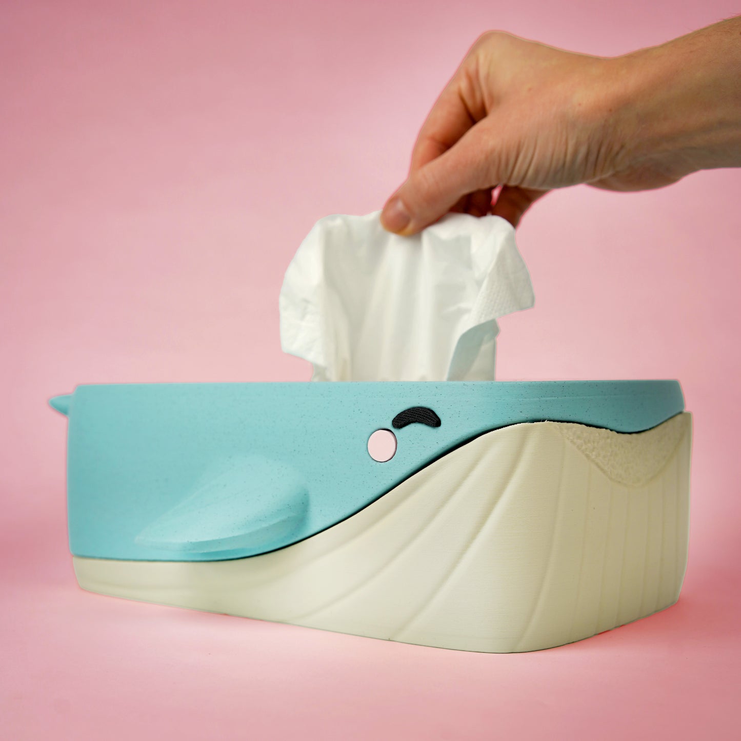 Bubbles the Whale Tissue Box Cover
