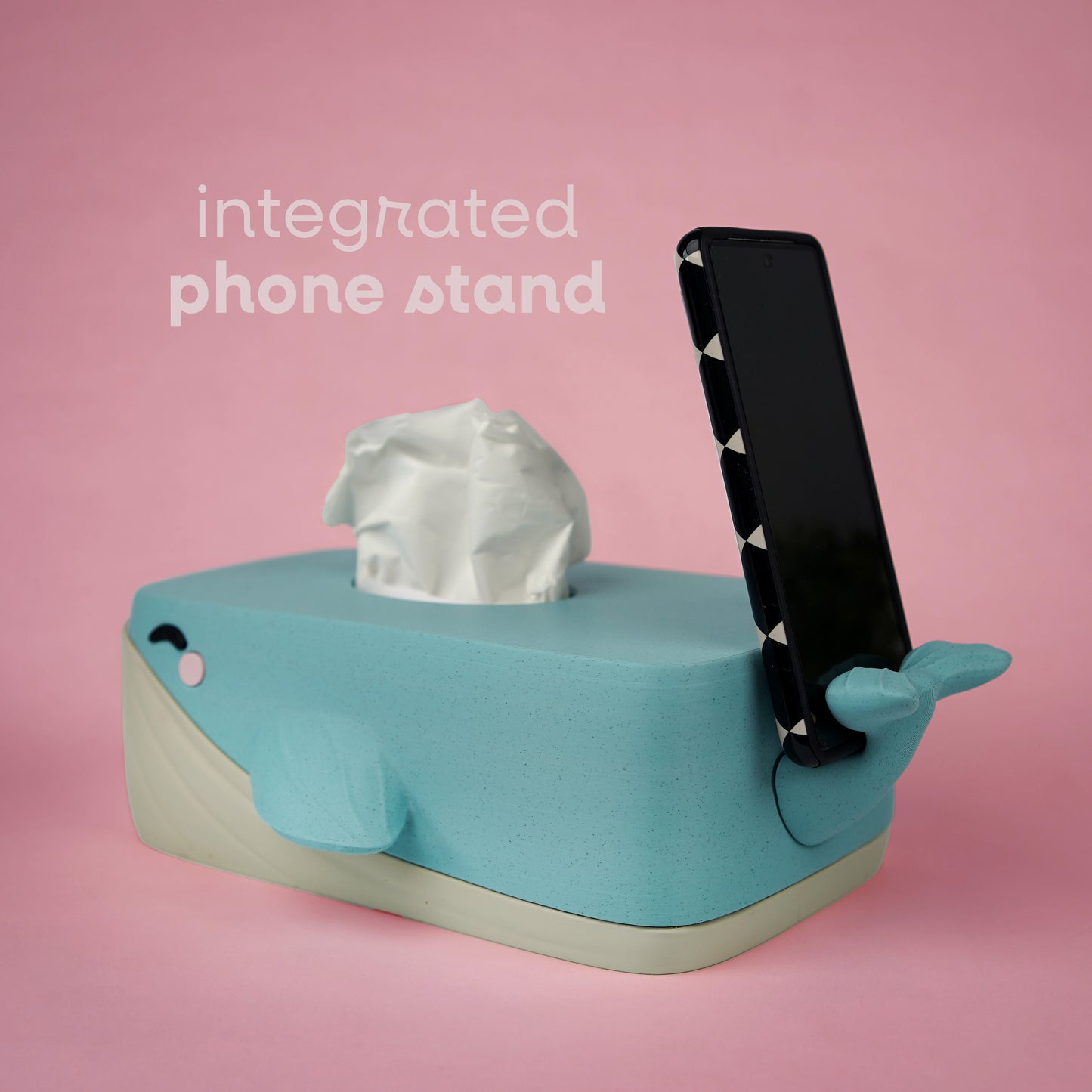 Bubbles the Whale Tissue Box Cover